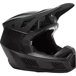 Fox Racing V3 Rs Black Carbon Helmet