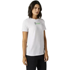 Fox Racing Womens Kawasaki White Tee