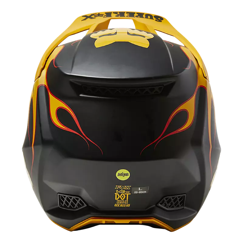 Fox Racing V3 Rs Super Trick Helmet - Image 4
