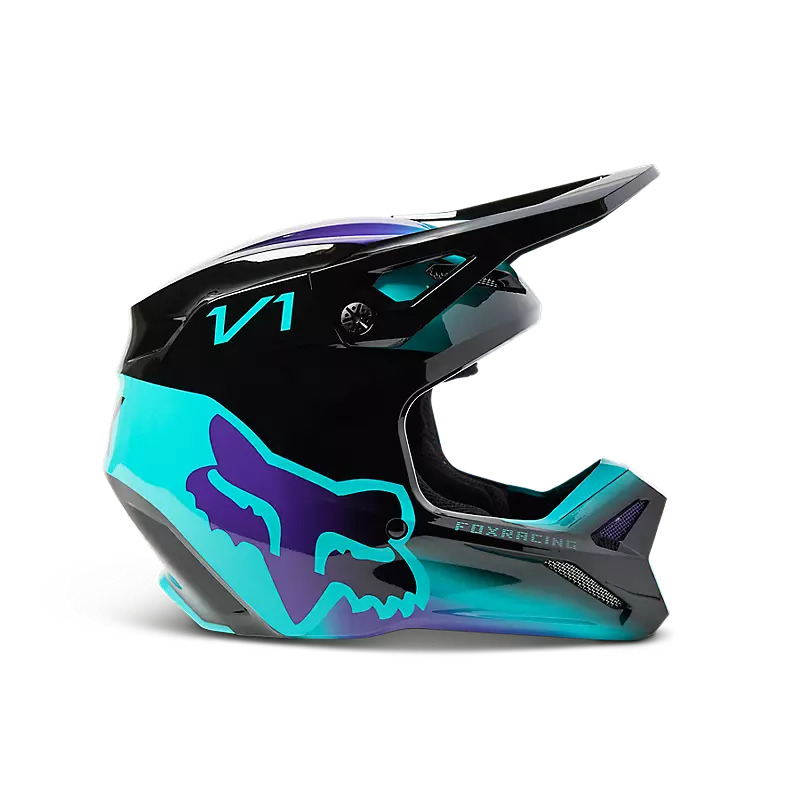 Fox Racing Youth V1 Toxsyk Helmet - Image 3
