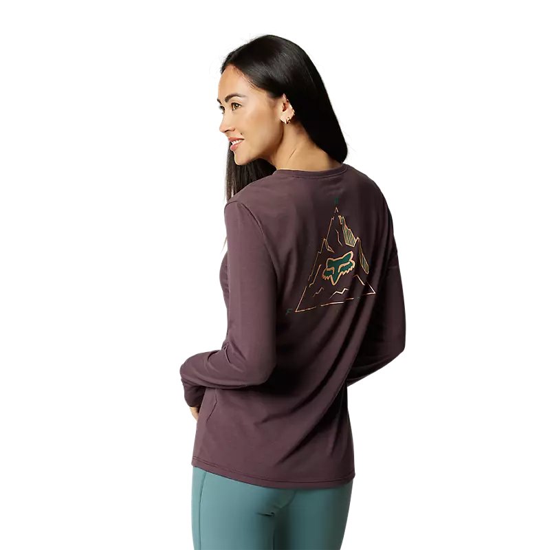 Fox Racing Womens Finisher Long Sleeve Drirelease® Tee - Image 3