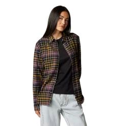 Fox Racing Womens Foxlover Stretch Flannel Shirt