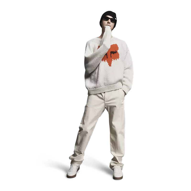 Fox Racing Rag & Bone® Wool Crew Knit Sweatshirt - Image 2